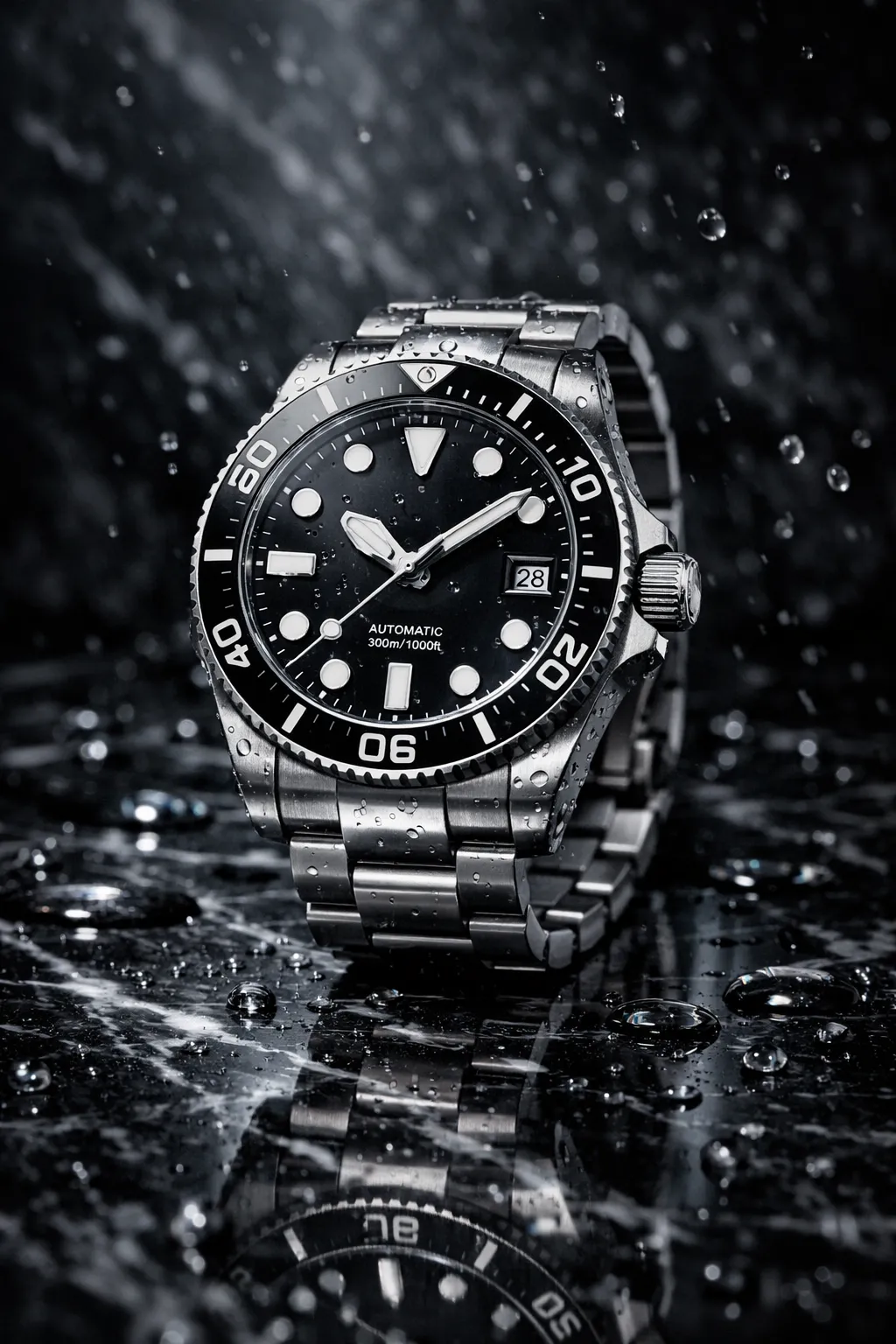 Product photography of a watch — DALL-E 3