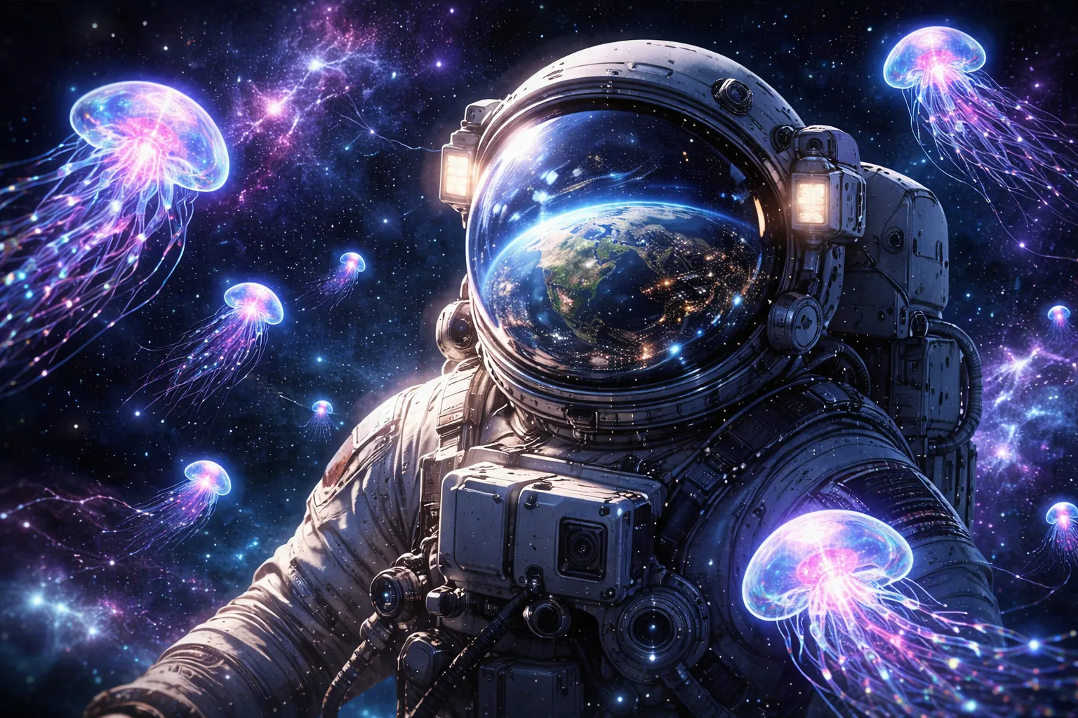 Astronaut in a library — GPT Image